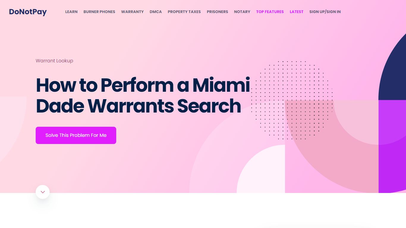 How to Easily Perform a Miami Dade Warrants Search [3 Steps] - DoNotPay